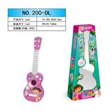 OBL842026 - DORA PLAYS THE SIMULATED GUITAR.