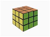 OBL842036 - 6.5CM SIX-COLOR RUBIKS CUBE.