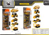 OBL843741 - 5只合金工程车套装