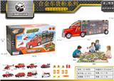 OBL843790 - 1:22拖头货柜收纳合金消防车