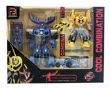 OBL844407 - MANUAL ONE-STEP DEFORMATION ANTELOPE CAR AND MANUAL DEFORMATION ROBOT CAR