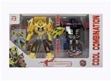 OBL844417 - MANUAL DEFORMATION ROBOT CAR AND MANUAL ONE BUTTON DEFORMATION VEHICLE