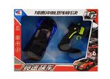 OBL844727 - 布加迪1:18四通+枪型遥控器+3D灯光仿真车