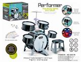 OBL846261 - SOLID BLACK LIGHT MUSIC JAZZ DRUM.