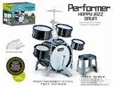 OBL846265 - SOLID BLACK JAZZ DRUM.
