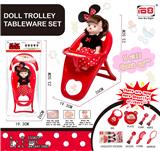 OBL846921 - Plastic dining chair and doll IC (tableware version)