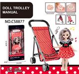 OBL846926 - Baby stroller and 12 dolls IC