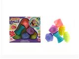 OBL847582 - 搪胶捏捏球.戏水球6款6色.马卡龙色