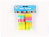 OBL849636 - 4 MIXED RAINBOW RINGS
