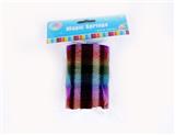 OBL849638 - 10CM HORIZONTAL HOT GOLD RAINBOW RING