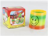 OBL849787 - NUMBER 3 SMILEY RAINBOW CIRCLE