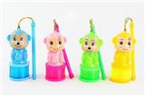 OBL849836 - MONKEY LANTERN RAINBOW CIRCLE