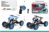 OBL851300 - 1：22四通遥控车沙滩摩托警车攀爬车带车头灯