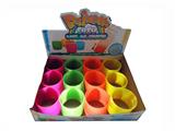 OBL851817 - 12 TRANSPARENT RAINBOW CIRCLES