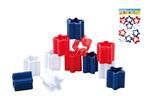OBL851835 - 12 RED, WHITE AND BLUE