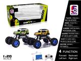 OBL852312 - 1:20 丰田涂鸦越野攀爬车(包电）