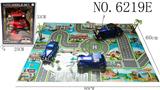 OBL852595 - INERTIA CLASSIC CAR PARKING SCENE GAME SET