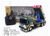 OBL852643 - 四通遥控带灯光军事导弹车8炮