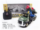 OBL852689 - 四通遥控带灯光军事导弹车3炮
