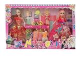 OBL853729 - 11.5 \real live hand random fashion skirt double barbie