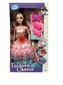 OBL853736 - 11.5-inch real live hand barbie bag with shoes