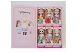 OBL853747 - SIX INCH FULL BODY LIVE HAND PRINCESS LAURIE FASHION 6 DRESSES, A BOX OF 6PCS