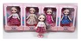OBL853755 - 6 FULL BODY JOINT PRINCESS LAURIE FASHION 4 DRESSES MIXED