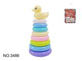 OBL853947 - EIGHT-LAYER BLOW-UP RING (BIG YELLOW DUCK) MAKALONG COLOR