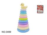 OBL853950 - ELEVEN LAYERS OF BLOW-UP RING (BIG YELLOW DUCK) MACALON COLOR