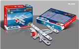 OBL855137 - 金属智力自装小飞机 铁片数量27PCS
