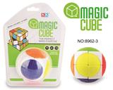 OBL855561 - SIX COLOR FOOTBALL CUBE