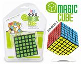 OBL855680 - SIX STEP BLACK STICKER MAGIC CUBE