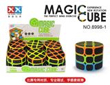OBL855819 - THIRD-ORDER CYLINDRICAL SOLID CARBON FIBER RUBIKS CUBE