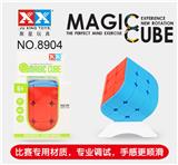 OBL855903 - THREE-FACED SOLID RUBIKS CUBE