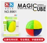 OBL855956 - FOUR-COLOR FOOTBALL RUBIKS CUBE