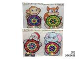 OBL856386 - FOUR KINDS OF ANIMAL CLOTH STICK DART TARGET