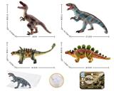 OBL857061 - 充棉搪胶恐龙模型