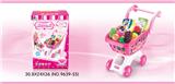 OBL858074 - Self loading shopping cart pink fruit