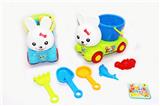 OBL858265 - 小兔头沙滩车/带桶