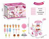 OBL858597 - hello Kitty灯光音乐小马糖果冰淇淋车
