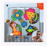 OBL858950 - 牙胶摇铃套装4PCS