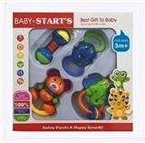 OBL858952 - 牙胶摇铃套装4PCS