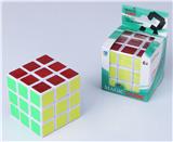 OBL859403 - Black background heat transfer sticker 5.7cm Rubik’s Cube