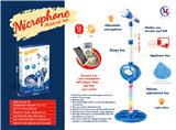 OBL859563 - Star fashion vertical microphone (blue)