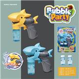 OBL859602 - ELECTRIC CARTOON SHARK BUBBLE GUN