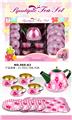 OBL859922 - 过家家马口铁粉底花茶具