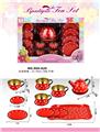 OBL859937 - 过家家马口铁大红点茶具
