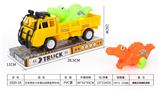 OBL860483 - REAL COLOR ALLIGATOR WITH RING FOR INERTIA TRUCK