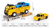 OBL860490 - SOLID COLOR INERTIA TRUCK WITH TAXIING PICKUP TRUCK