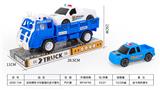 OBL860494 - SOLID COLOR INERTIAL TRUCK WITH TAXIING PICKUP TRUCK